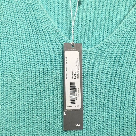 JcPenny Mint Sweater NWT - Picture 5 of 6
